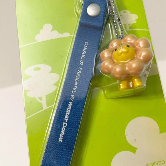Pon De Lion and His Sweet Friends Keychain Strap Mascot Mister Donut - Picture 15 of 16